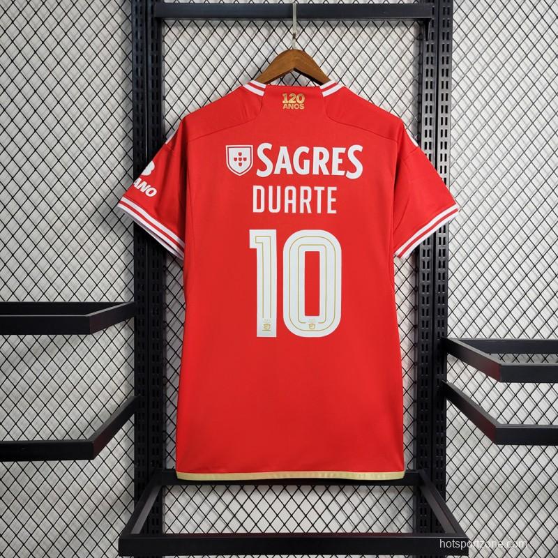 23/24 Benfica Home Jersey With Patch