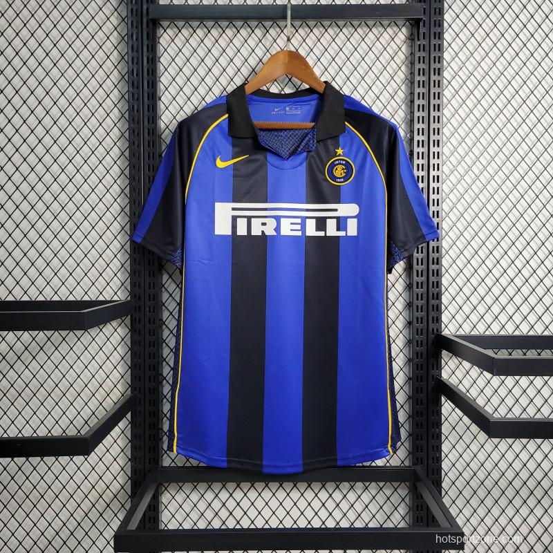Retro 01-02 Inter Milan Home Jersey