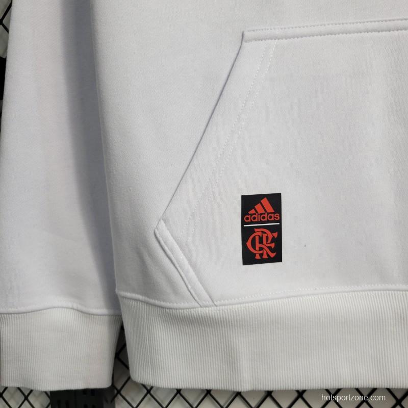 23-24 Flamengo White Hoodie