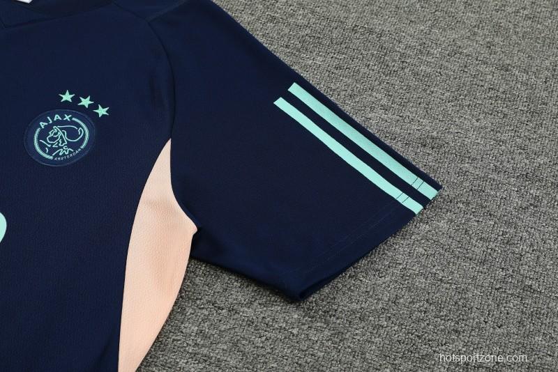 23 24 Ajax Navy Short Sleeve+Shorts