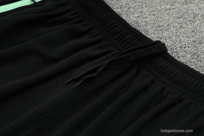 23 24 Real Madrid Green Short Sleeve+Shorts