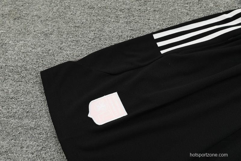 23 24 Olympique Lyonnais Lyon Pink Short Sleeve+Shorts