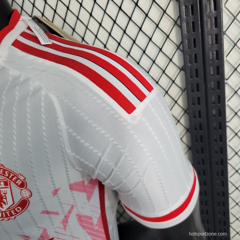Player Version 23-24 Manchester United White Special Edition Jersey
