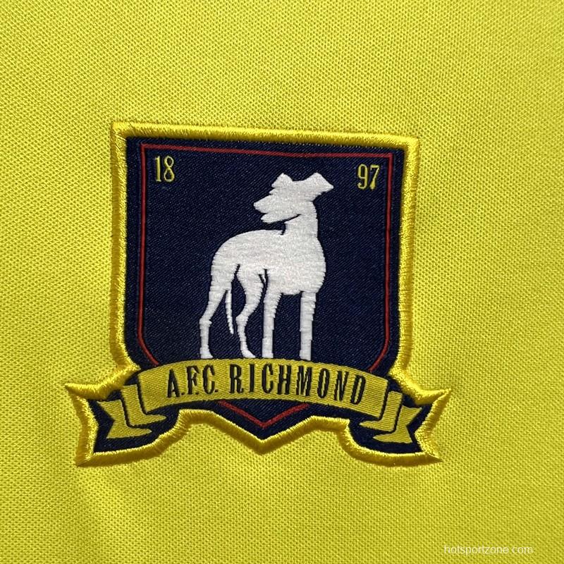 23-24 AFC Richmond Third Yellow Jersey