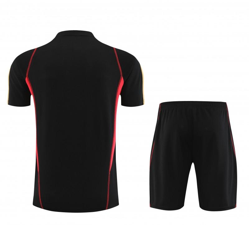 23/24 Sao Paulo Black Short Sleeve Jersey+Shorts