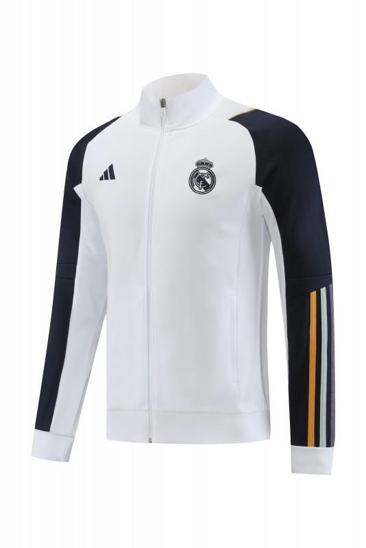 23/24 Real Madrid White/Navy Full Zipper +Pants