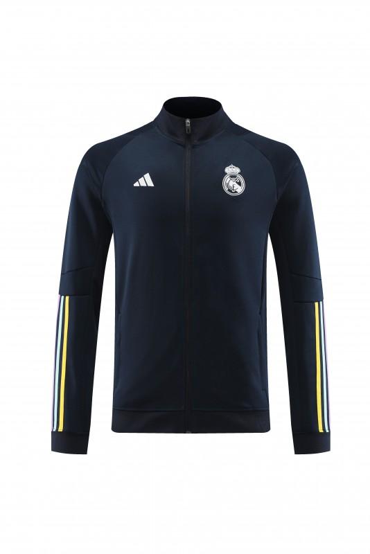 23/24 Real Madrid Navy Full Zipper Jacket+Pants