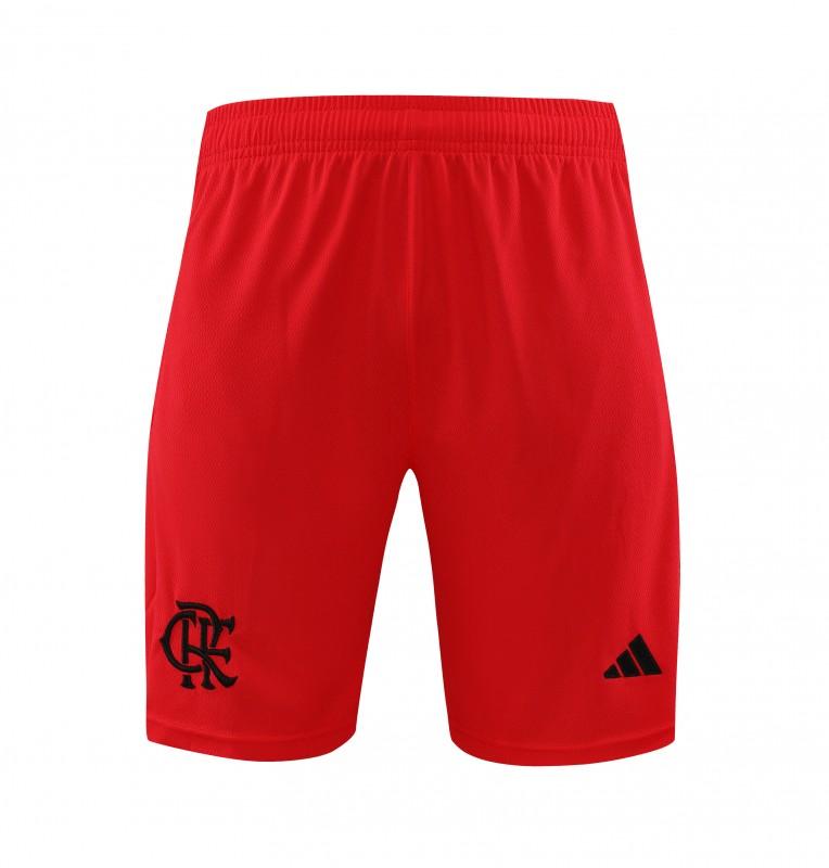 23/24 Flamengo White Short Sleeve Jersey+Shorts