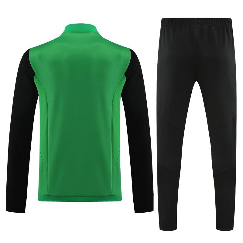 23/24 Puma Green Black Full Zipper Jacket+Pants