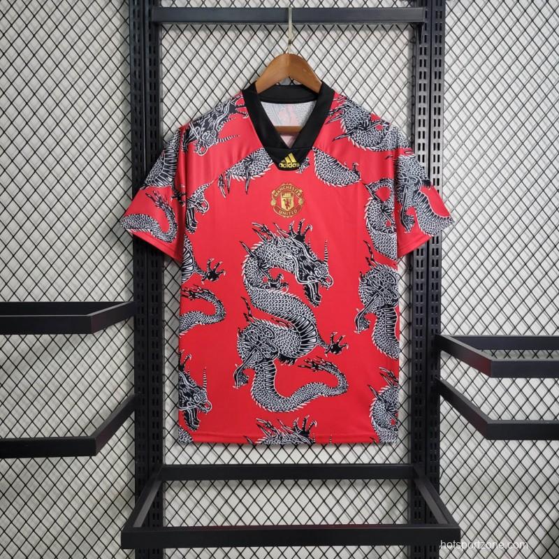 Retro 19/20 Manchester United Spring Festival China Dragon Special Edition Jersey