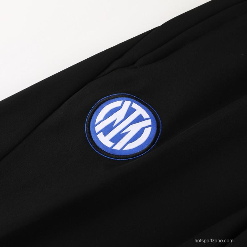 23/24 Inter Milan Light Blue Half Zipper Jacket+Pants