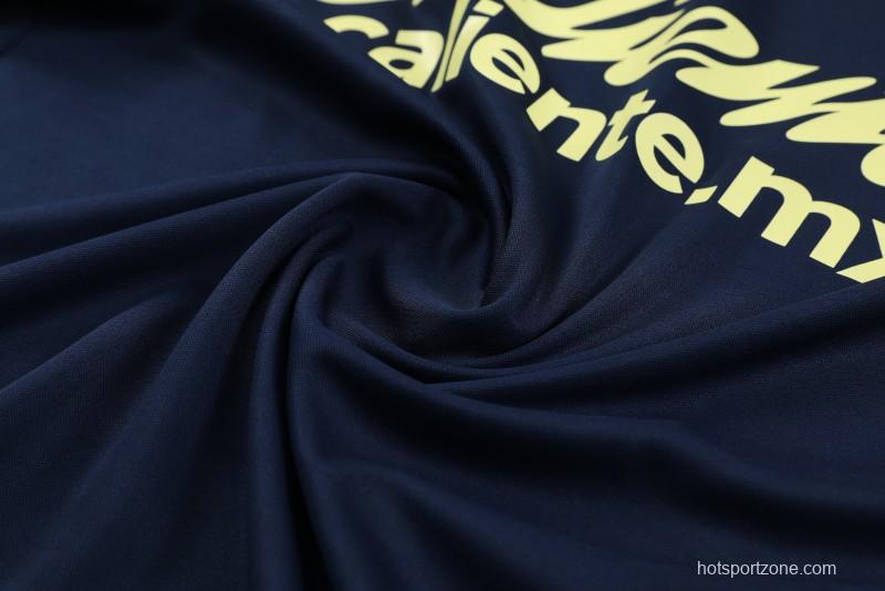 24/25 Club America Navy Short Sleeve Jeresy+Shorts