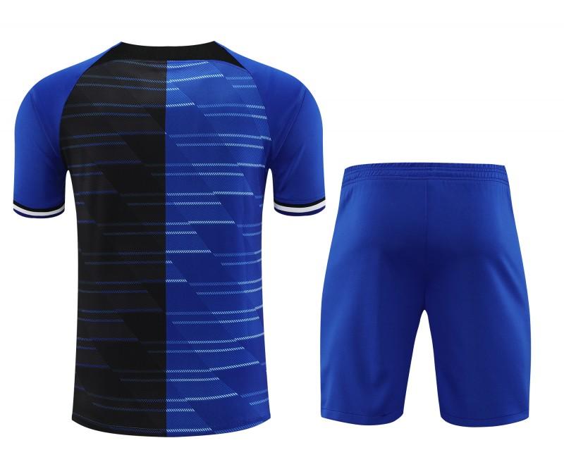 23/24 Inter Milan Blue Training Short Sleeve Jersey+Pants