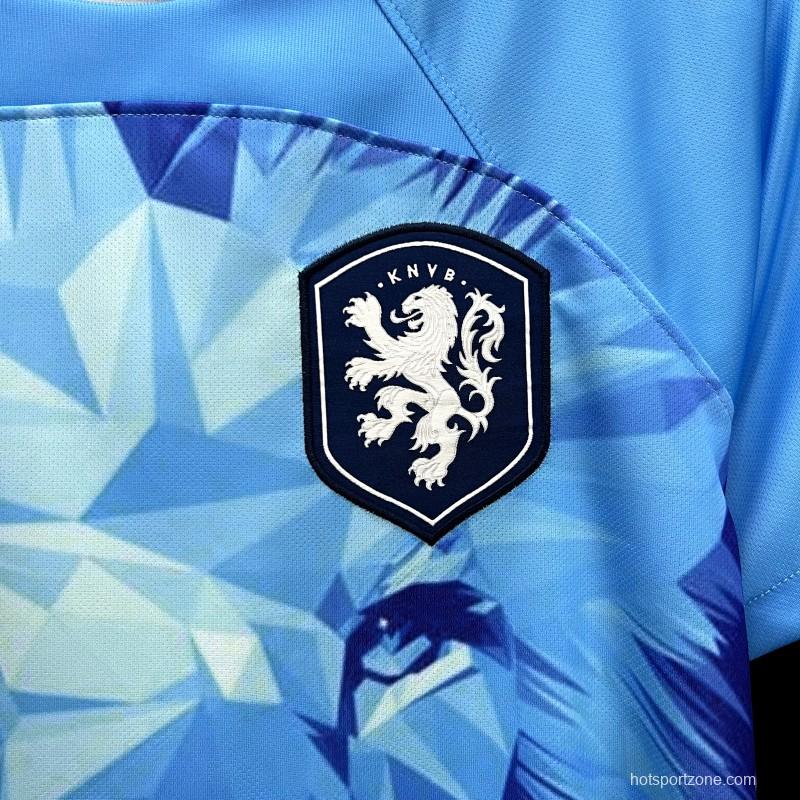 2024 Netherlands Special Blue Jersey