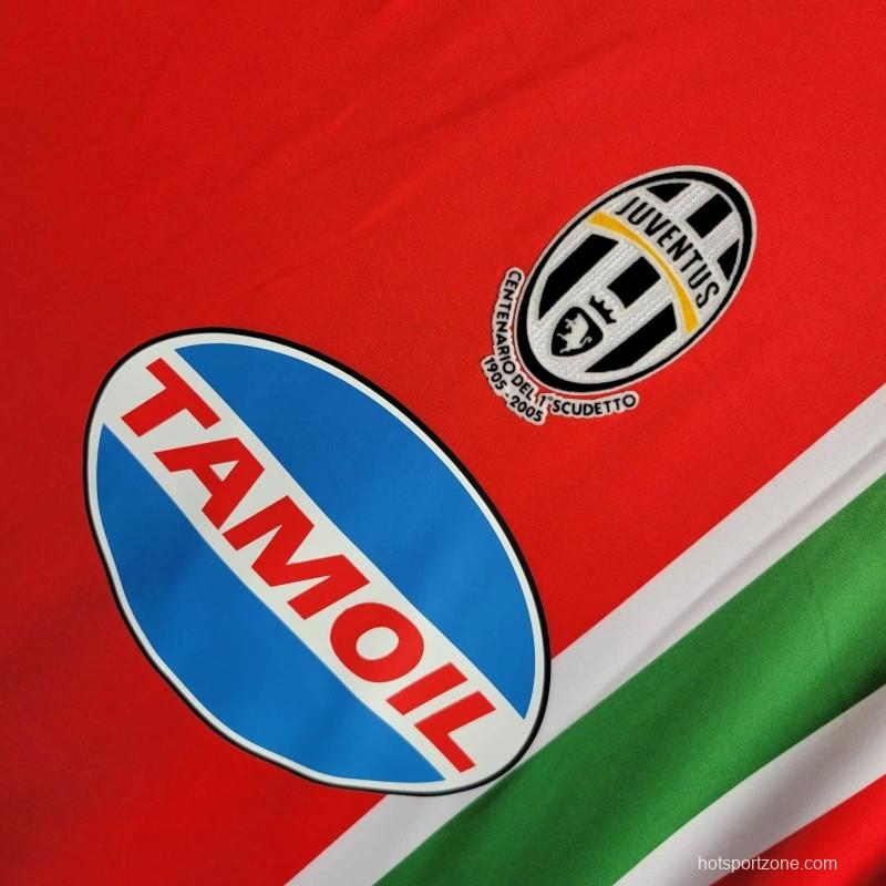 Retro 05/06 Juventus Away Red Jersey