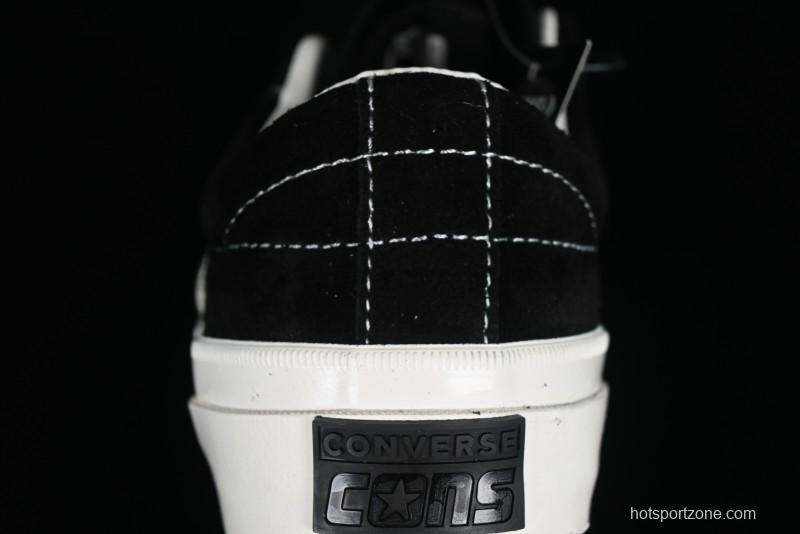 Converse One Star Academy Pro Classic Black & White One Star Retro Casual Skate Shoes - A06426C