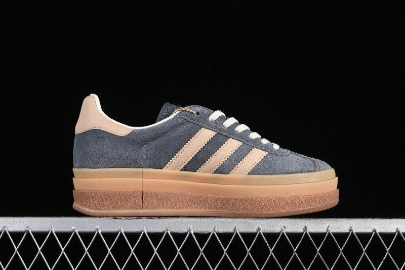 Adidas Originals Gazelle Bold IE0428 Low-Top Sneakers with Thick Sole for Casual Wear Anti-Slip and Durable - IE0428
