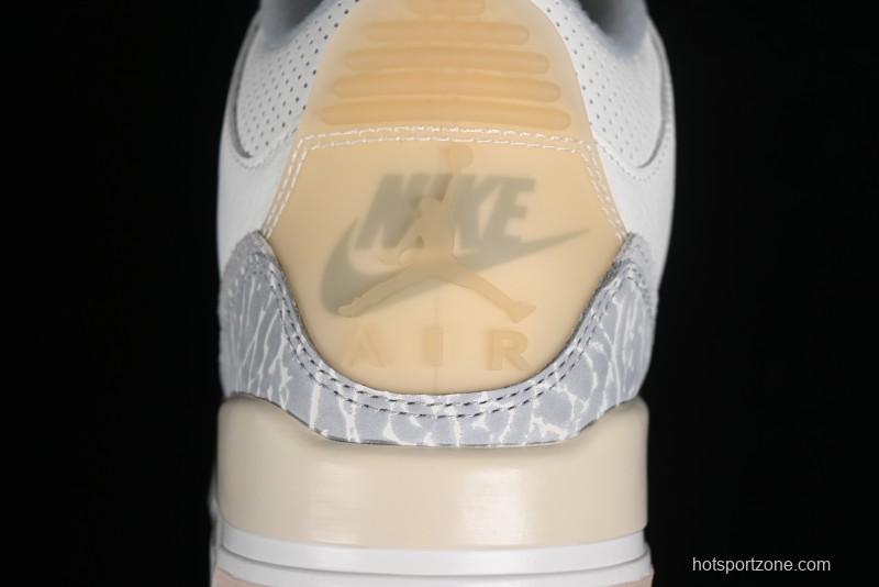 Nike Air Jordan 3 Retro Craft Ivory Sneakers - FJ9479-100