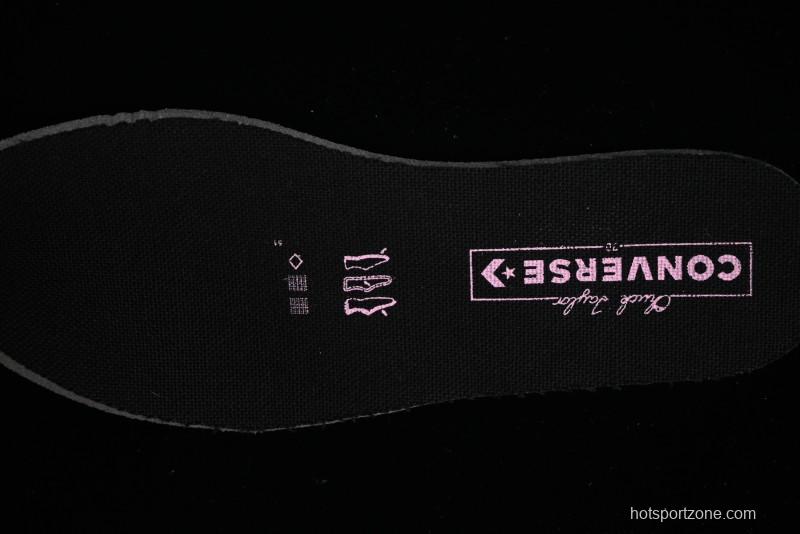 Converse Chuck 70s Low-Top Casual Sneakers with Black-Pink Chain Design - A09542C