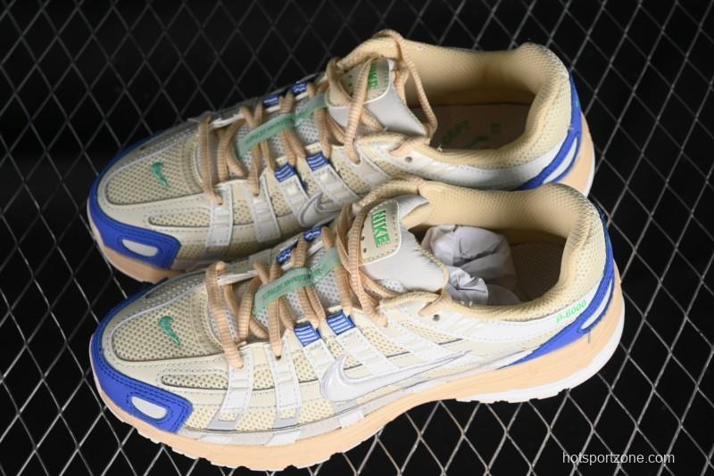 Nike P-6000 Retro Casual Sneakers with Layered Design and Ultra-Lightweight Body - FJ5443-113