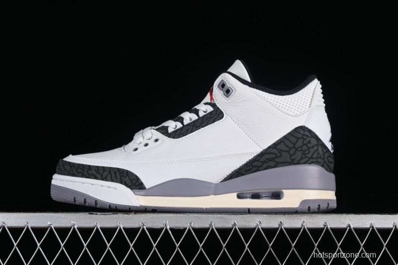 Air Jordan 3 Retro AJ3 Cement Gray