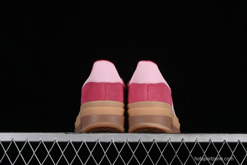 Adidas Originals Gazelle Bold Low-Top Sneakers with Thick Sole for Anti-Slip and Durability - ID6997