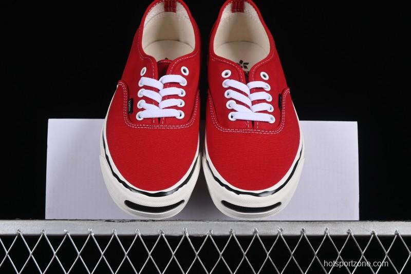 Kamiya x Vulcanize Sneaker 23AW High-End Line Mihara Yasuhiro Dissolution Red Shawn Yue Same Style Painted Letters Low-Top Canvas Shoes