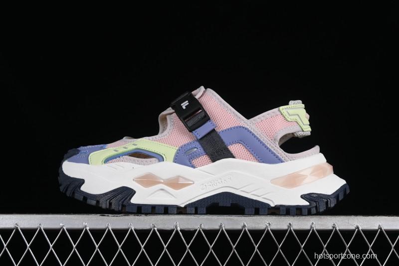 Fila Fusion Thick Sole Hard Candy Sandals - T12W421403FRB