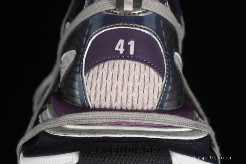 Balenciaga Phantom Sneaker 10th Generation Lace-Up Running Shoes with Transparent Heel Strap - W3XL51269