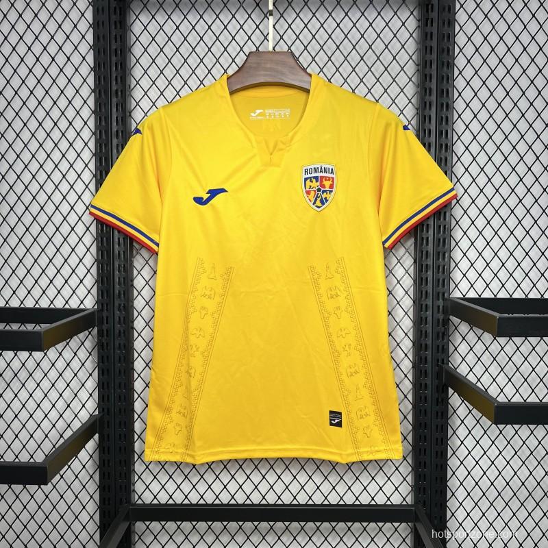 2024 Romania Euro Home Jersey