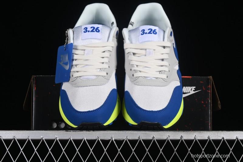 Nike Air Max 1 Premium Retro Running Shoes with Half-Sole Air Cushion - HF2903-100