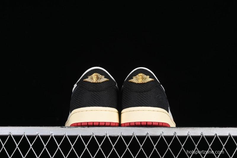 Nike Trophy Room x Jordan 1 Low OG "Away" Casual Sneakers - FN0432-100