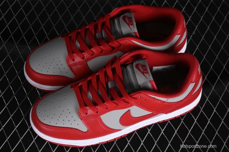 Nike SB Dunk Low Grey Red Colorway Low-Top Casual Skateboarding Shoes - CW1590-0002
