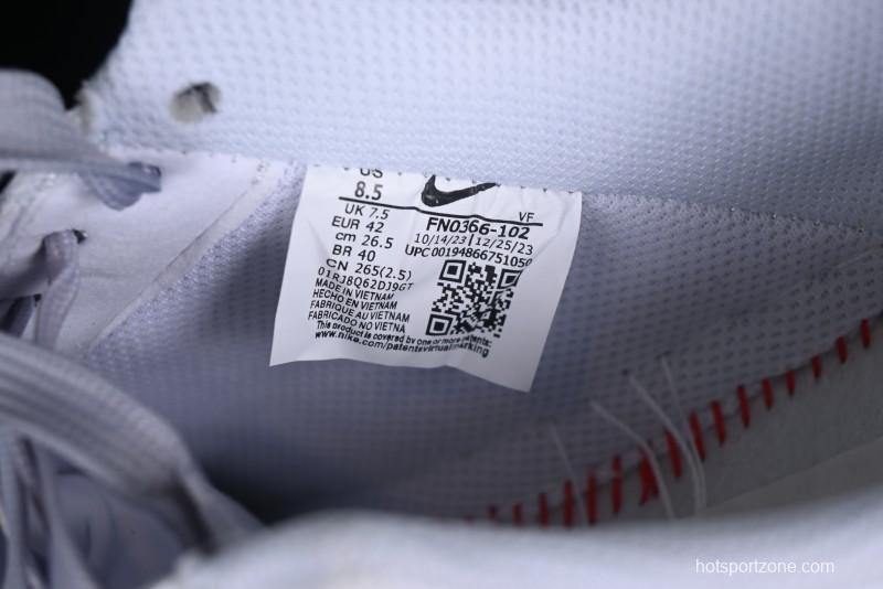 Nike Air Force 1 '07 Low Customized Anime Theme Gradient Grey Swoosh Casual Sneakers - FN0366-102