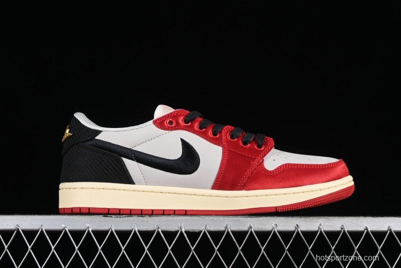 Nike Trophy Room x Jordan 1 Low OG "Away" Casual Sneakers - FN0432-100