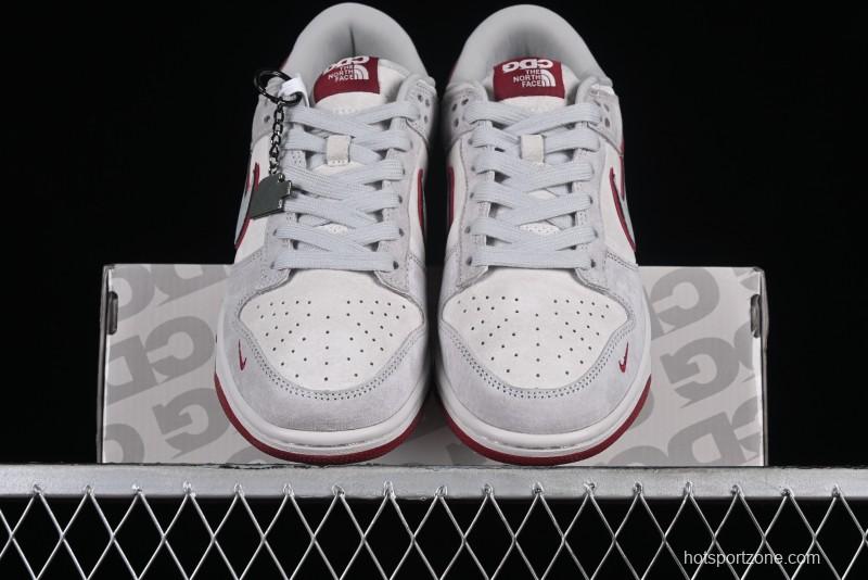 Nike Dunk Low The North Face CDG Collaboration - Grey Skateboard Shoes - DQ1098-336