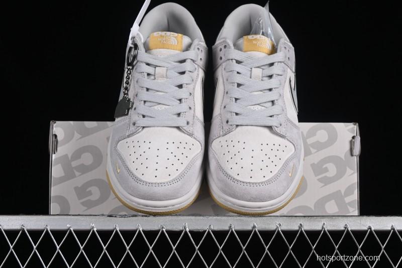 Nike Dunk Low The North Face CDG Collaboration - Gold SB Low Top Skate Shoes - DQ1098-337
