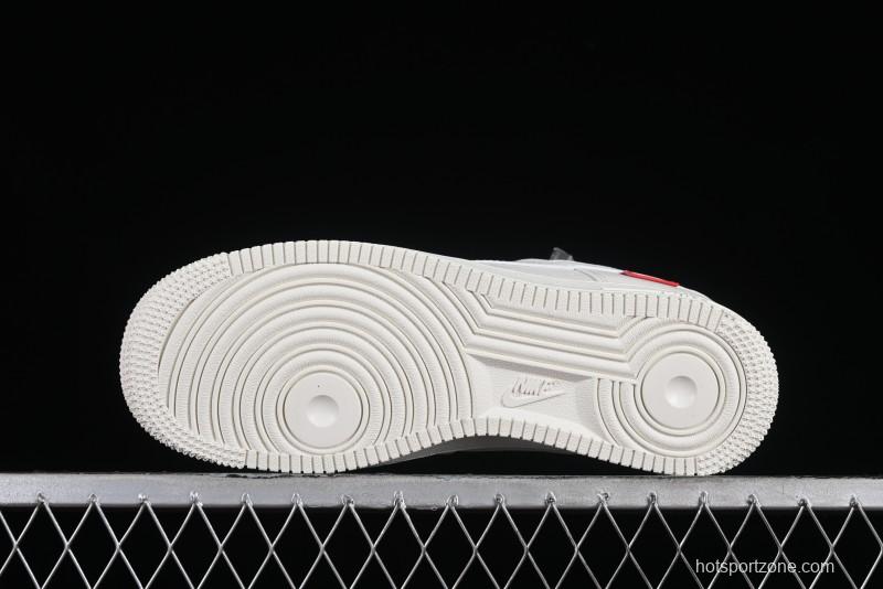Supreme x Nike Air Force 1'07 Low Off-White Casual Skate Shoes with Zoom Air Cushion - HD1968-007