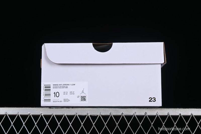 Nike Air Jordan 1 Low AJ1 Black Green Casual Sneakers - DC0774-001