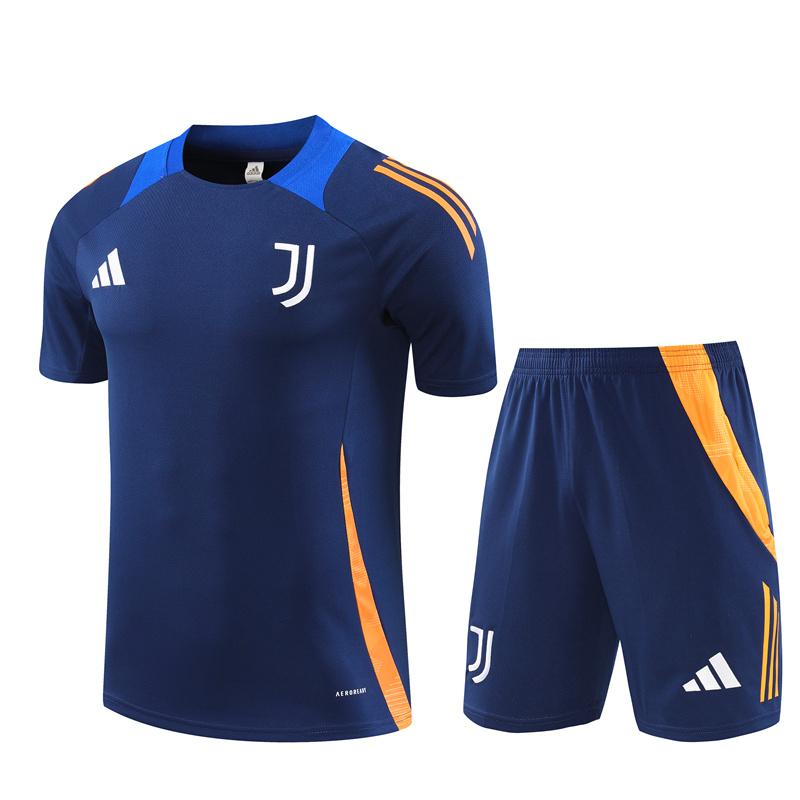 24/25 Juventus Navy Short Sleeve Jersey+Shorts