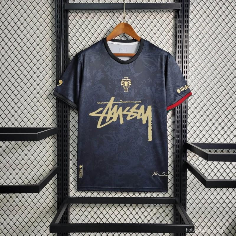 2024 Portugal x Stussy Black Special Jersey