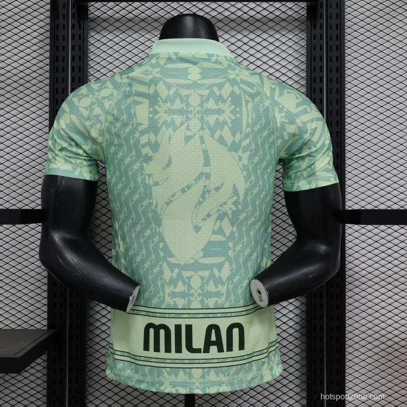 Player Version 24/25 AC Milan Green Special Jersey