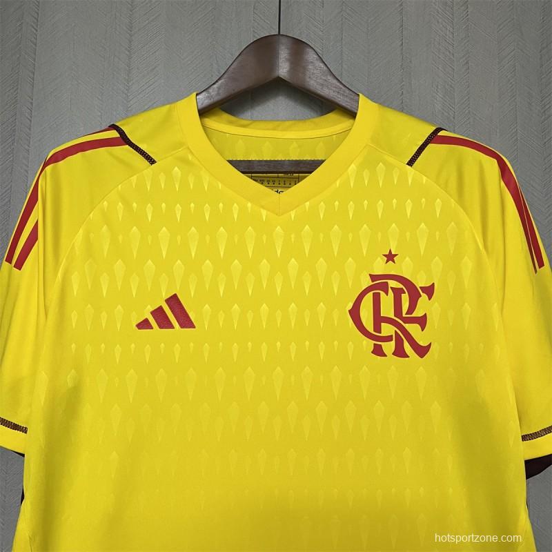 24/25 Flamengo Limited Edition Goalkeeper Yellow Jersey