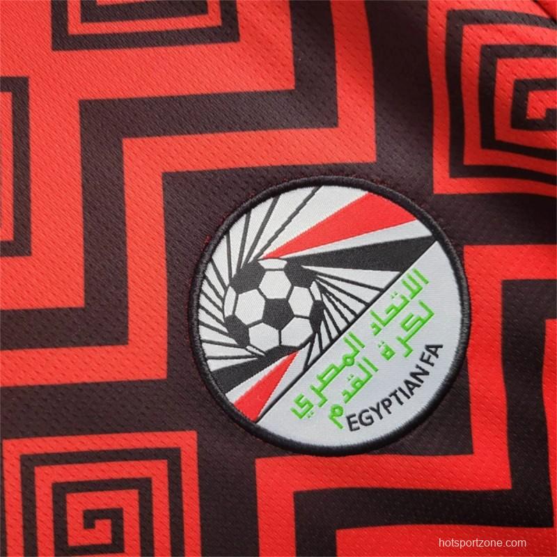 2024 Egypt Pre-match Red Training Jersey