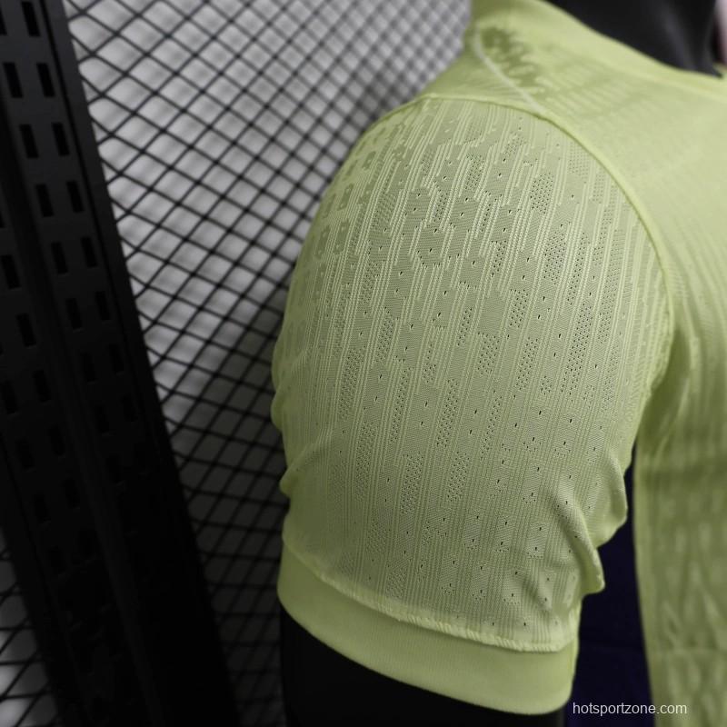 25/26 Player Version Barcelona 125th Anniversary Special Edition Light Green Jersey