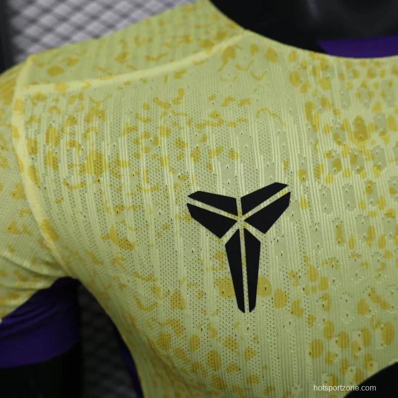 25/26 Player Version Barcelona Yellow 125Th Anniversary Jersey