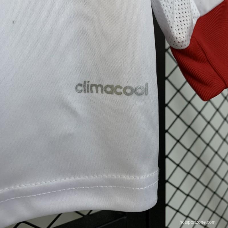 13/14 Retro Long Sleeve River Plate Home Jersey
