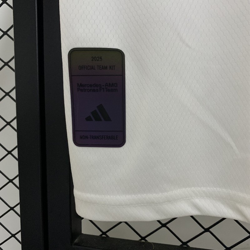 2025 F1 Formula AMG White T-Shirt