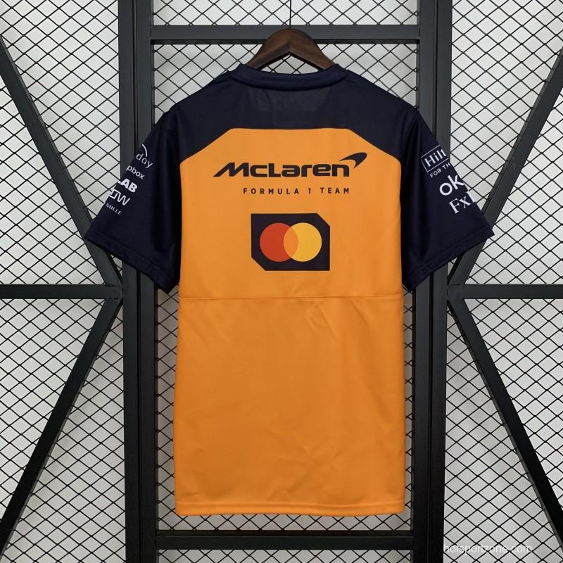 2025 F1 Formula Orange/Black Mclaren T-Shirt