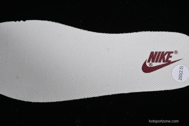 Nike SB Dunk Low Collaboration Three Swooshes Rice Wine Red Color Low-Top Casual Skateboarding Shoes - NK5639-322